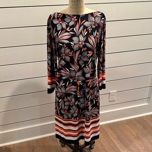Wisp Floral Print Shift Dress - Size 16W